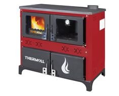 Thermall T-25 Fulya Yatay Şömine Fırınlı Kalorifer Sobası